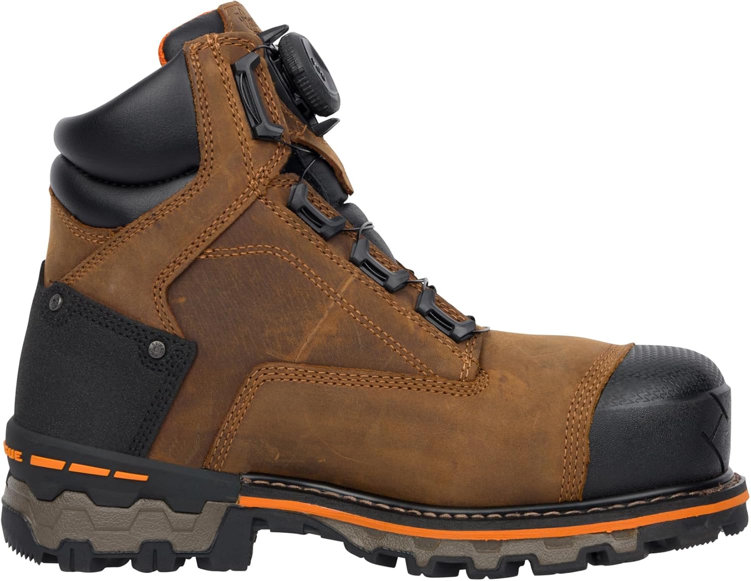 Мужские ботинки Timberland PRO Boondock BOA с композитным носком, водонепроницаемые, 15 см, коричневый — фото 3