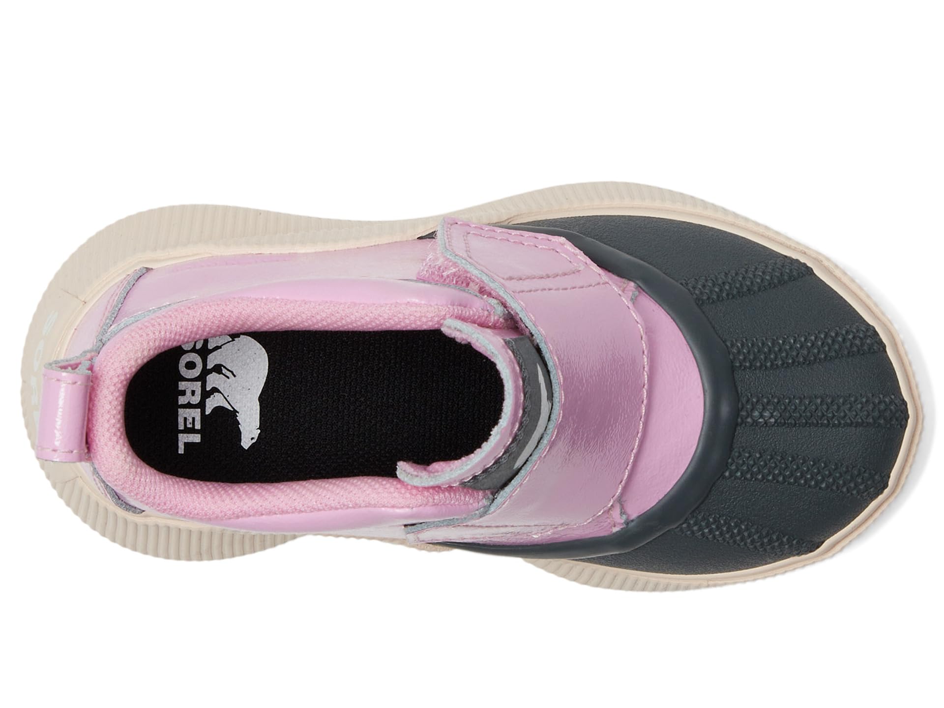 Кроссовки SOREL Kids Out N About Iv Strap Waterproof, цвет Pink Flare/Pearlescent — фото 2