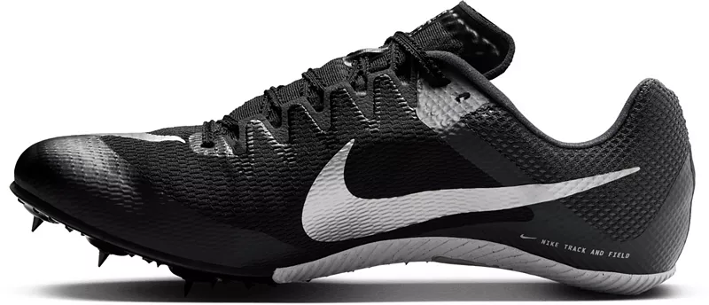 Легкоатлетические кроссовки Nike Zoom Rival для спринта, черный/белый — фото 3