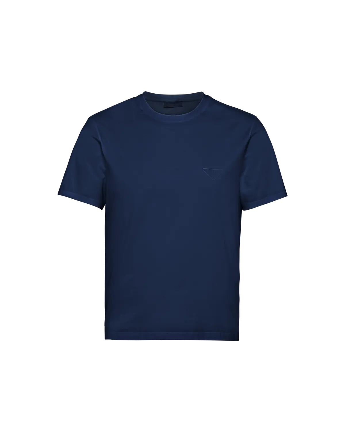 

Футболка из эластичного хлопка Prada, синий