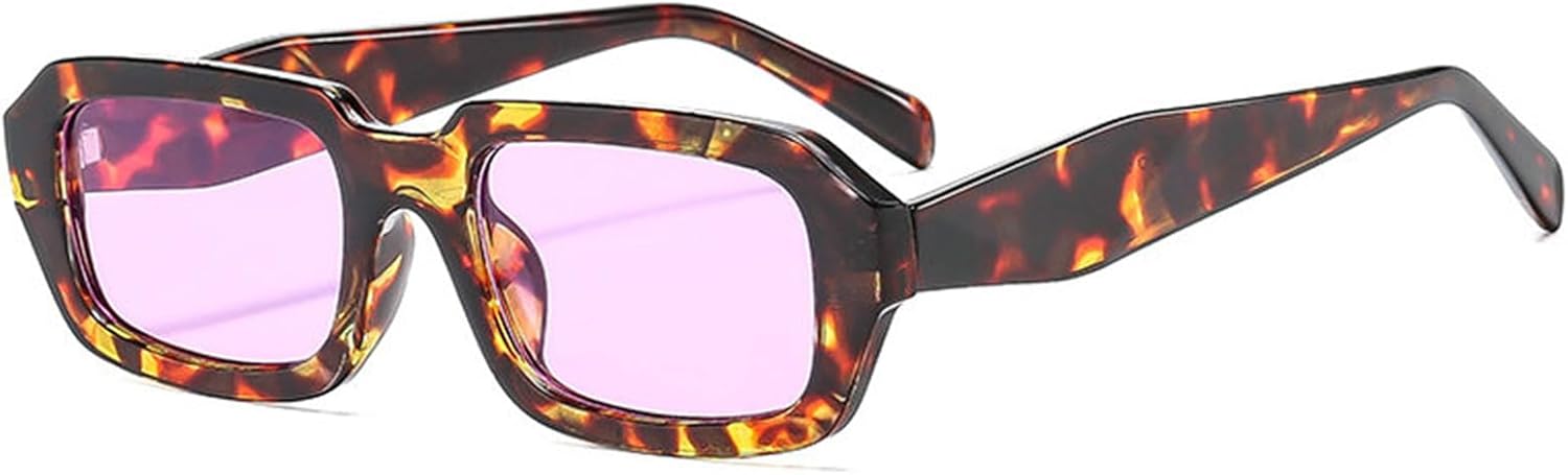 

Солнцезащитные очки Willochra прямоугольной формы для женщин и мужчин, винтажные многоугольные солнцезащитные очки для лета, пляжа и путешествий, защита от УФ-излучения UV400, C6