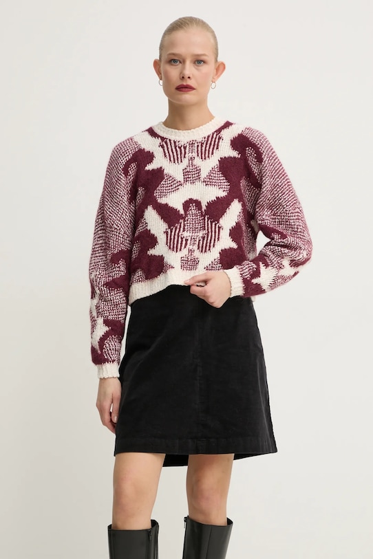 

Свитер с добавлением шерсти Ba&Sh, бордовый