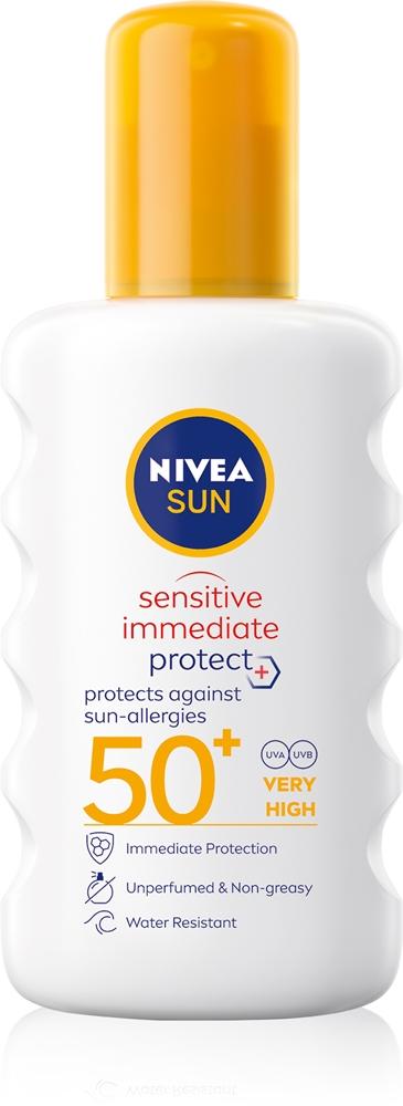 

Солнцезащитный спрей для чувствительной кожи с SPF 50+ Nivea, 200 мл