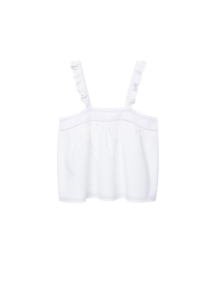 

Топ MANGO Isabella, белый