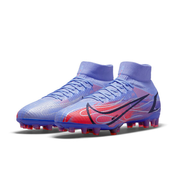 Кроссовки suprefly 8 pro km ag искусственная трава Nike, фиолетовый — фото 4