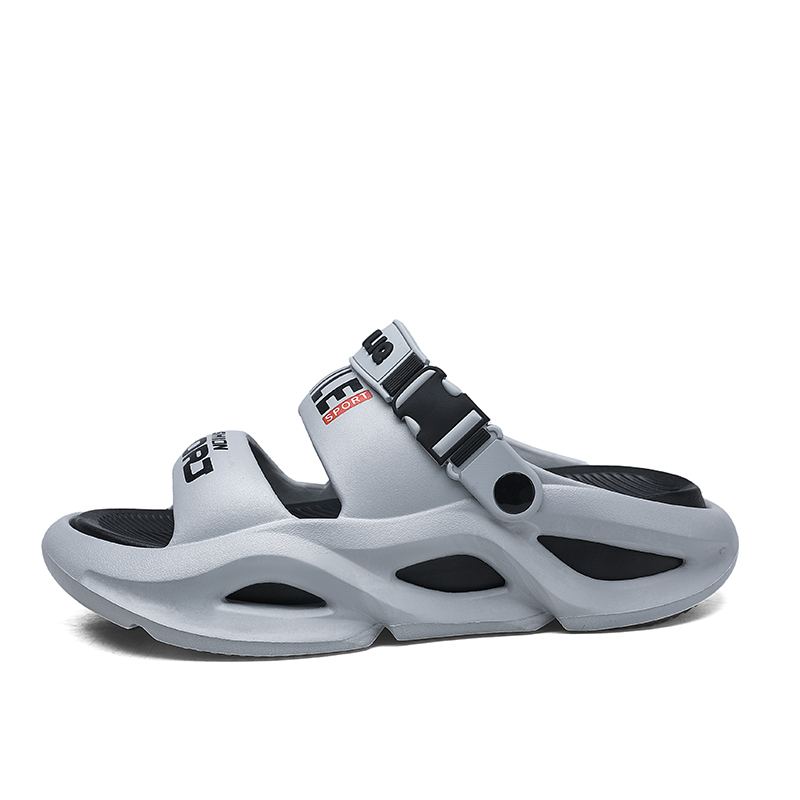 

NANJIREN Тихие абразивостойкие массажные слайдеры унисекс в вулканическом сером цвете, цвет Volcanic Gray