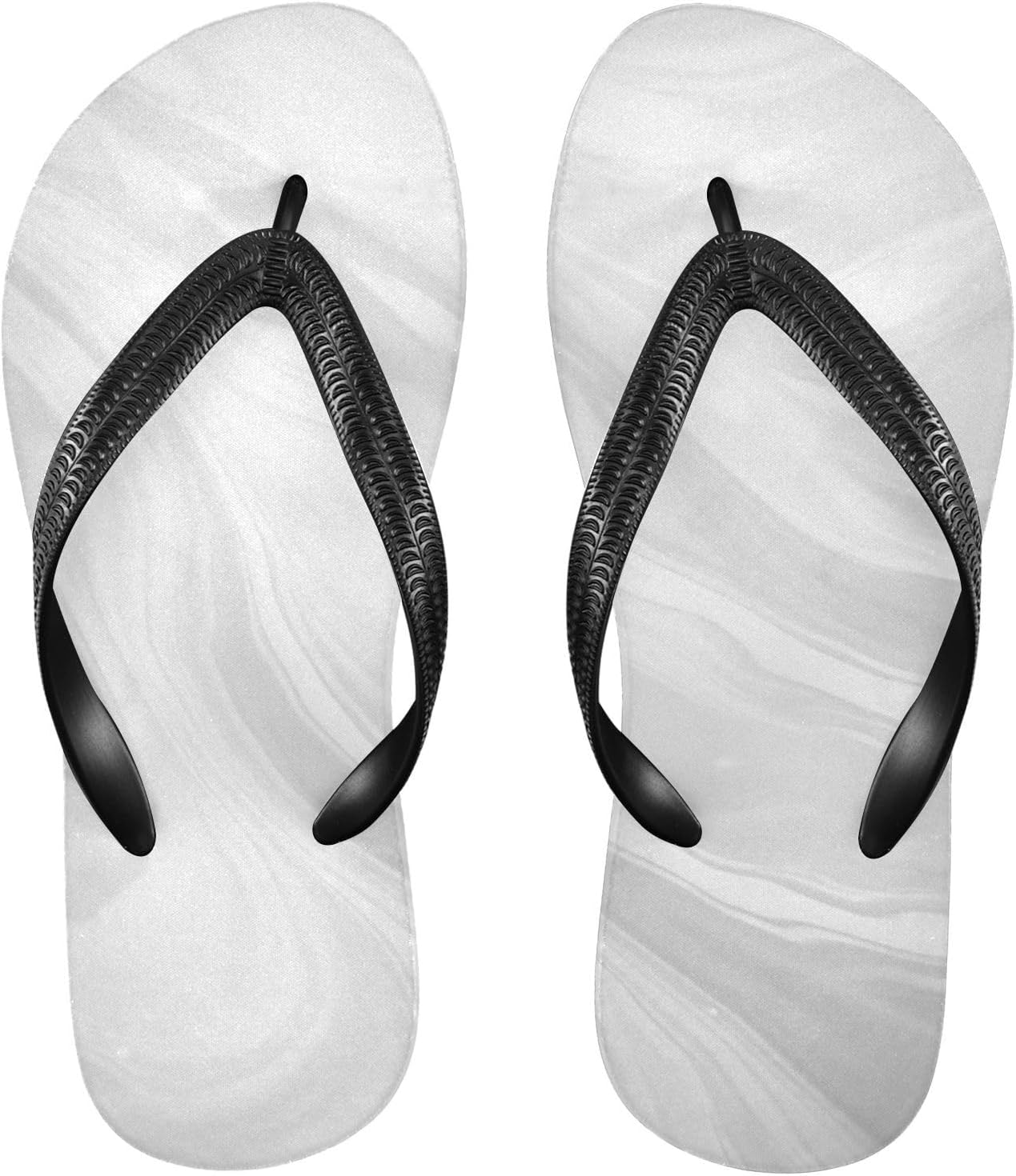 

Женские и мужские шлепанцы SPRIPORT Marble Slim, удобные повседневные вьетнамки с мягкой подошвой, нескользящей резиновой подошвой, сандалии для прогулок, пляжа и летнего сезона, серый