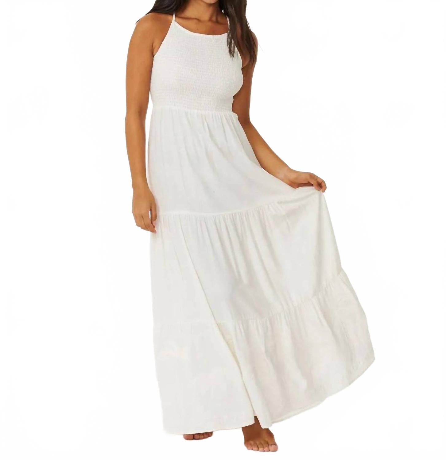 

Тканое миди-платье Pacific Dreams в кремовом цвете Rip Curl