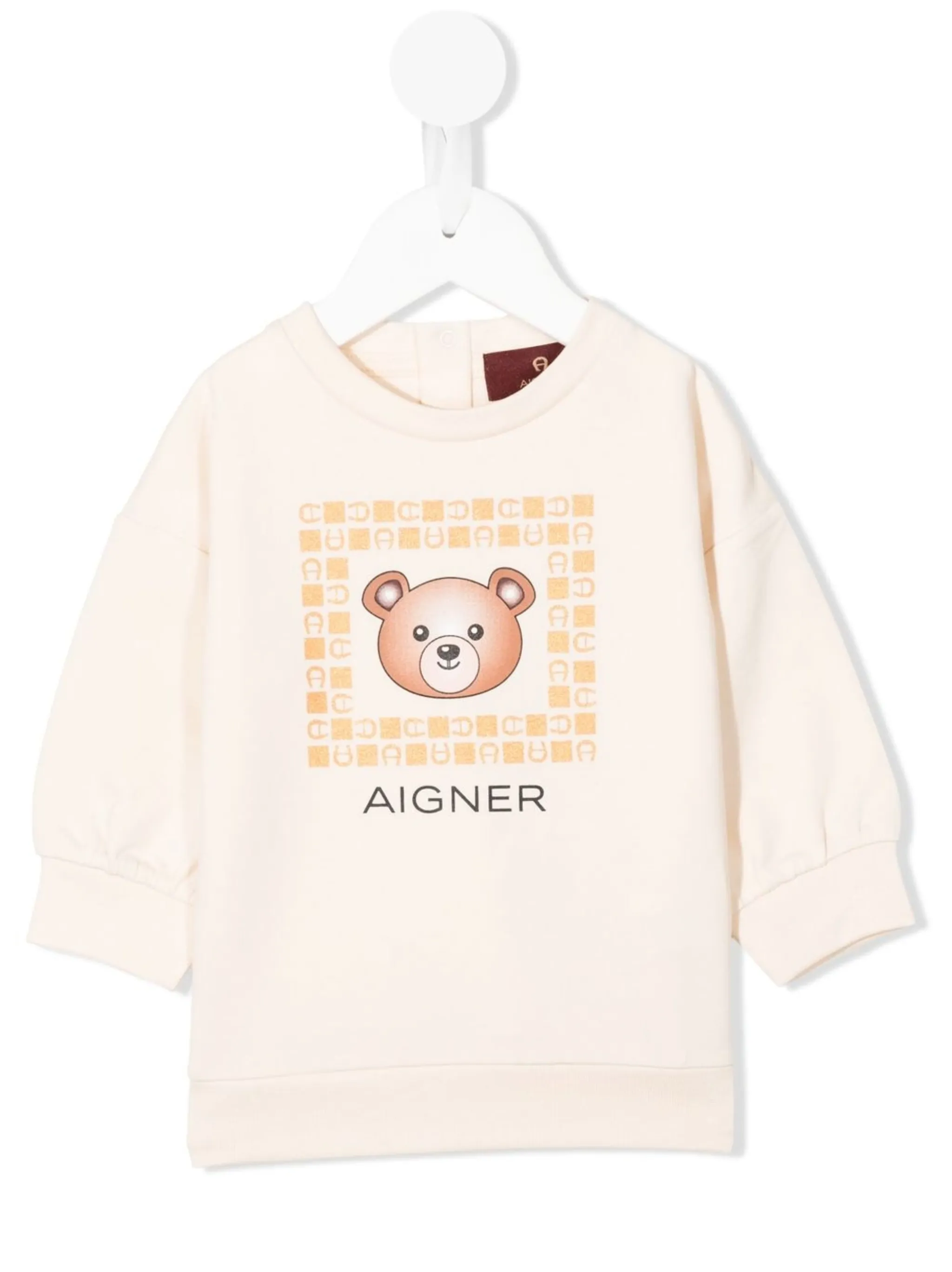 

Джемпер с логотипом Aigner Kids, нейтральный
