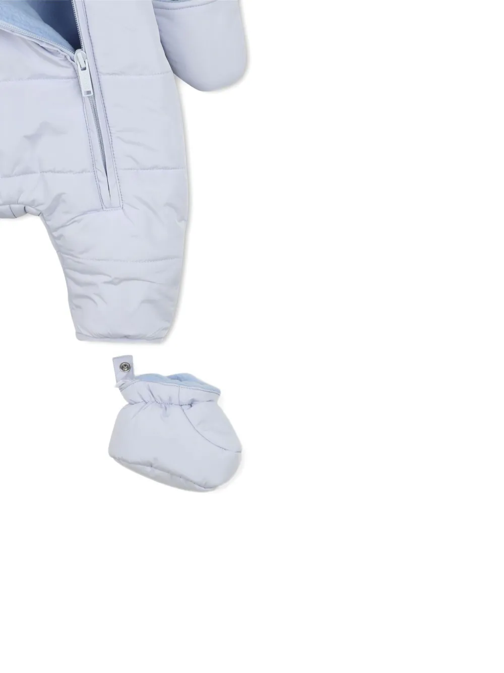 Дутый комбинезон на молнии Kenzo Kids, синий — фото 3