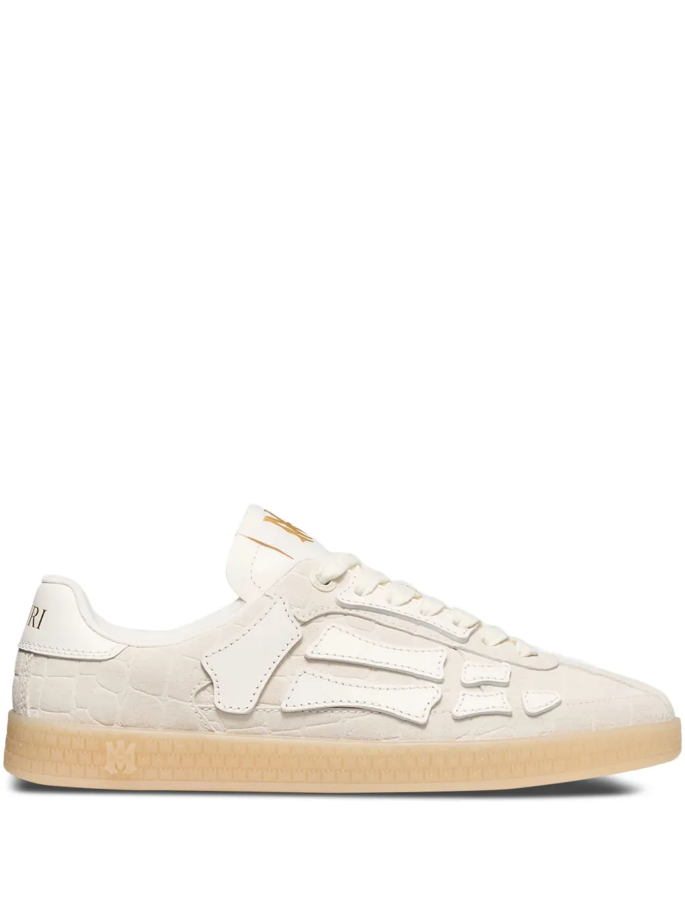 

Кроссовки с тиснением под кожу крокодила Amiri, нейтральный