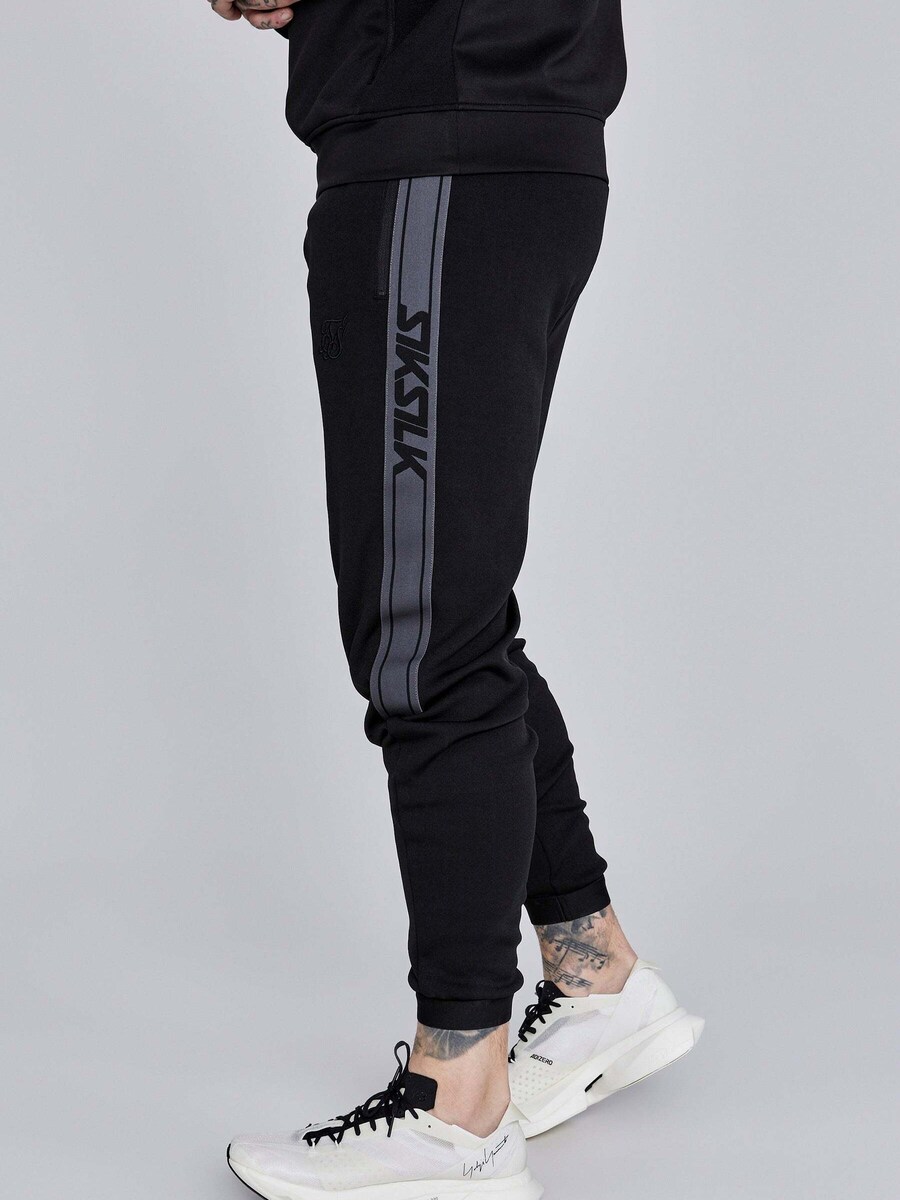 

Облегающие спортивные брюки SikSilk Muscle Fit Joggers, черный