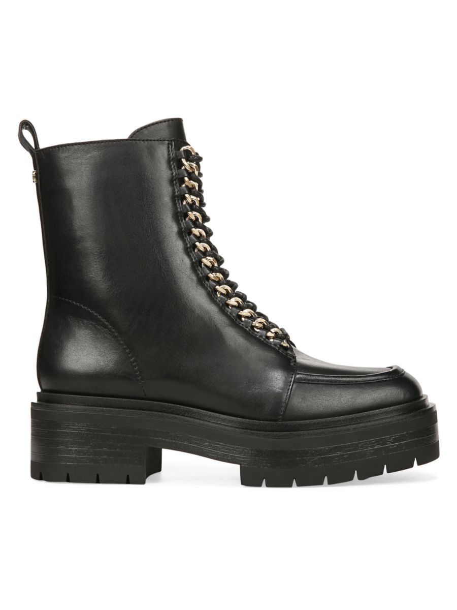 Ботинки Comabt из кожи Lovrin Sam Edelman, черный