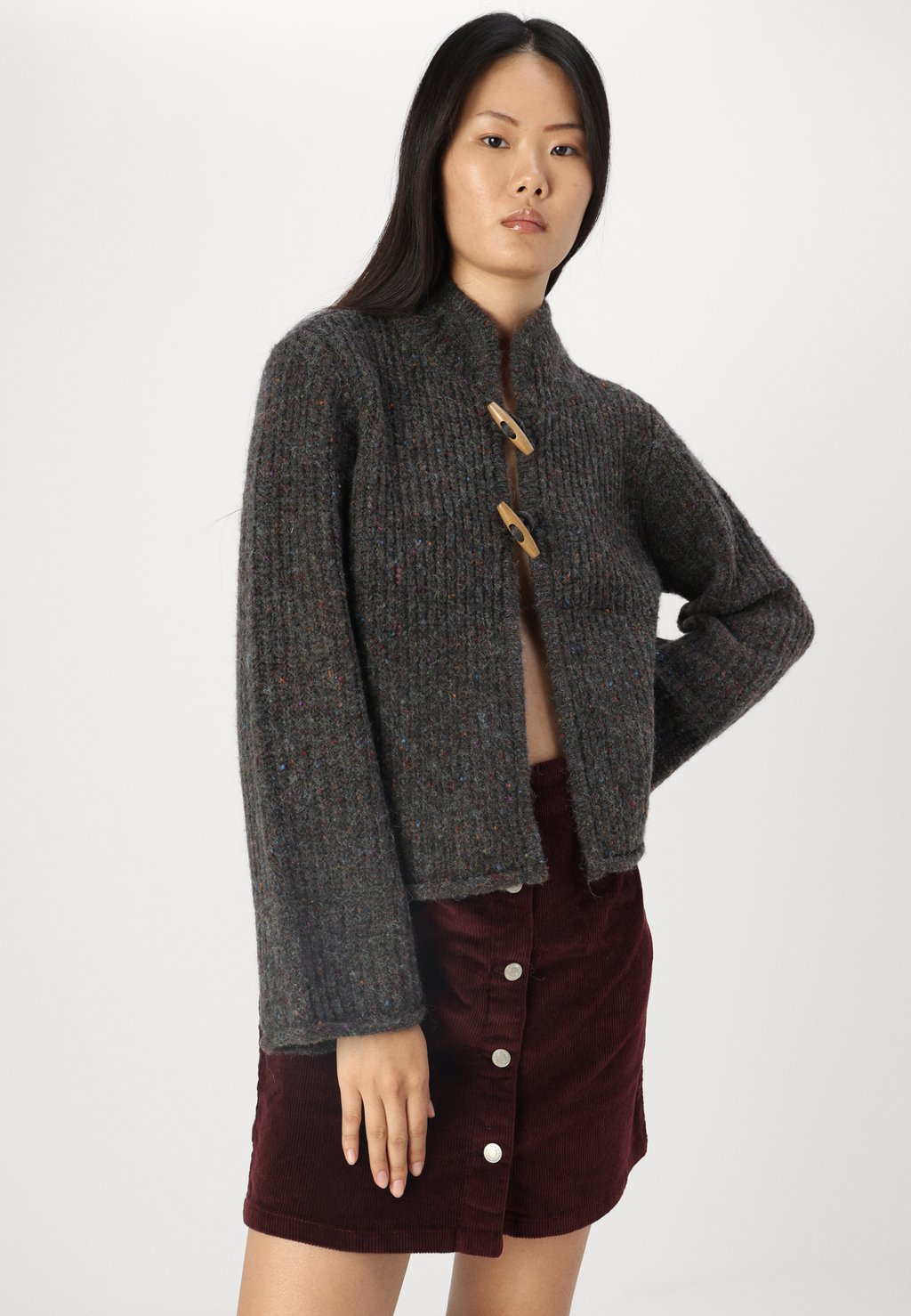 

Кардиган VMSIRI OPEN CARDIGAN Vero Moda, темно-серый