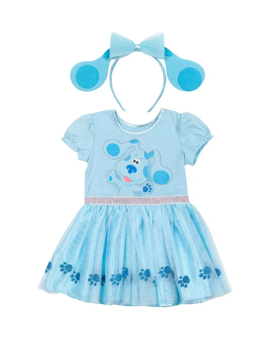 Костюмное платье и повязка на голову Blue'S Clues, синий