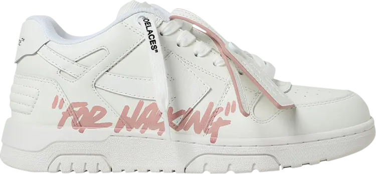 Кроссовки Off-White Wmns Out of Office 'For Walking - White Pink White Outsole', белый