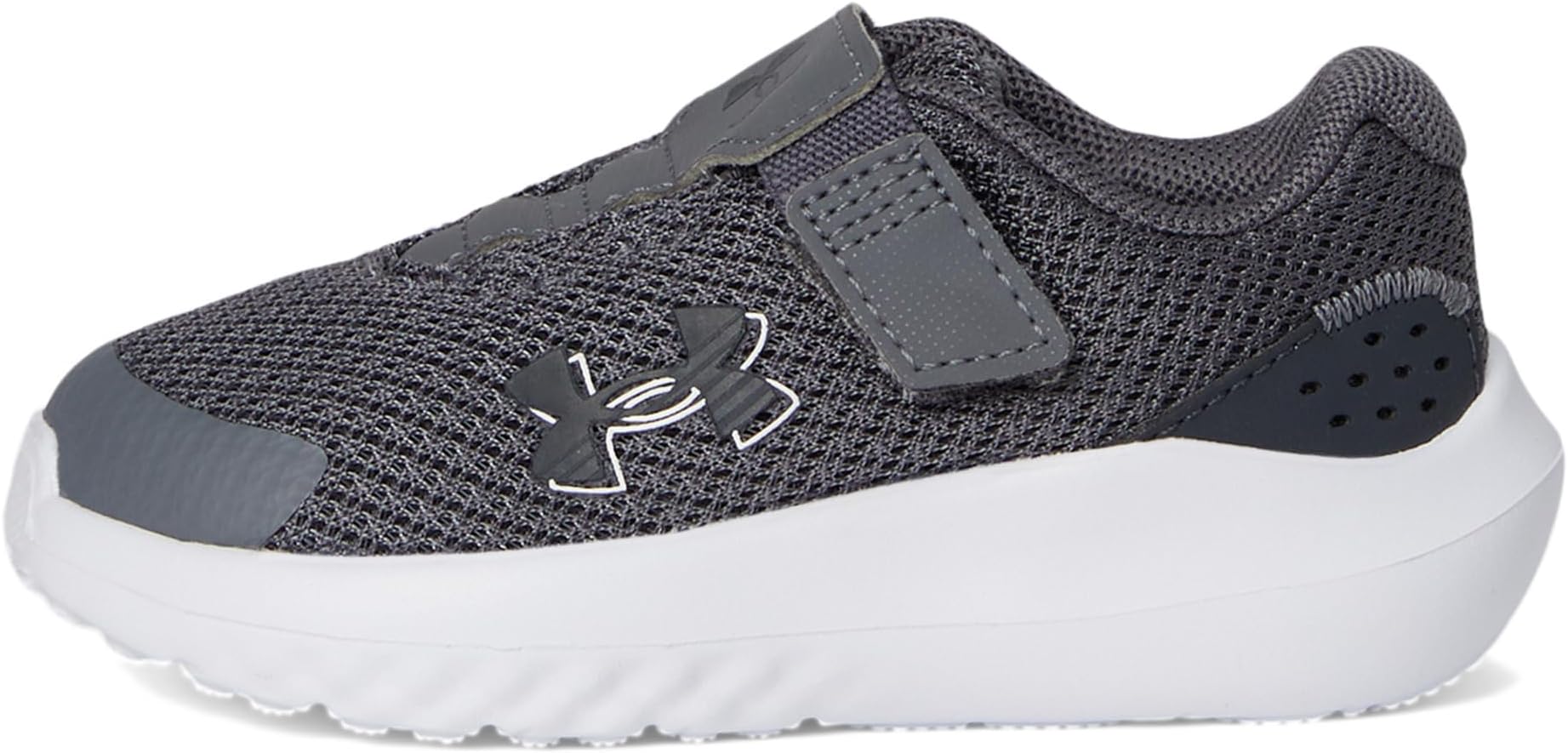 Кроссовки Under Armour Kids Infant Surge 4 Alternate Closure, цвет Castlerock/Anthracite/Anthracite — фото 4