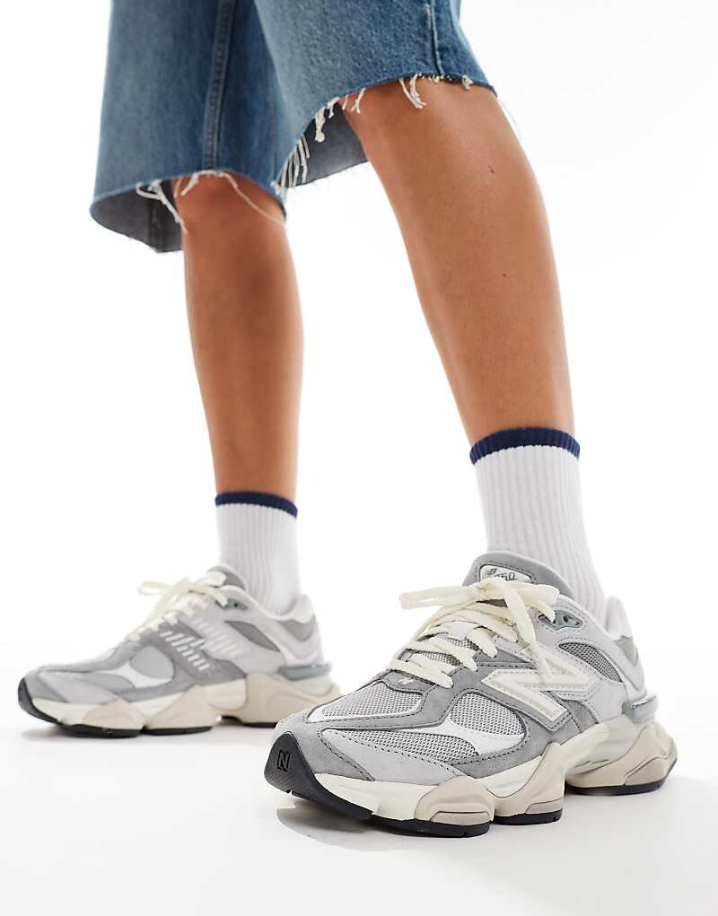 

New Balance 9060 - Серая спортивная обувь, Серый, New Balance 9060 - Серая спортивная обувь