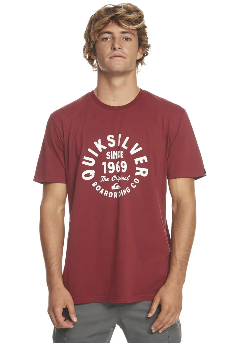 

Футболка Quiksilver "CIRCLEDSCRIPTFR TEES RRR0", красный