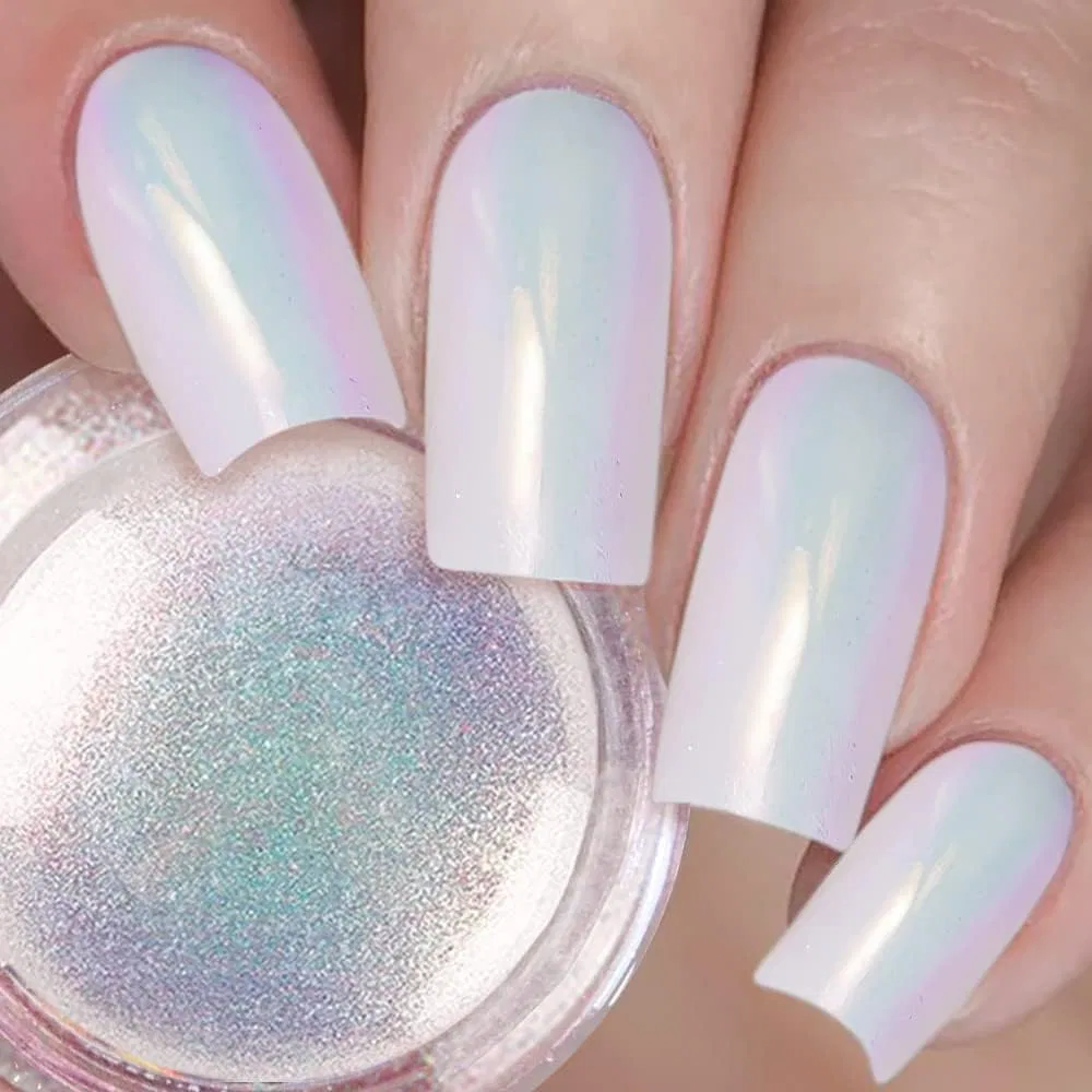 Пудра для ногтей DRMODE Chrome Mermaid Effect Drmode, Pink