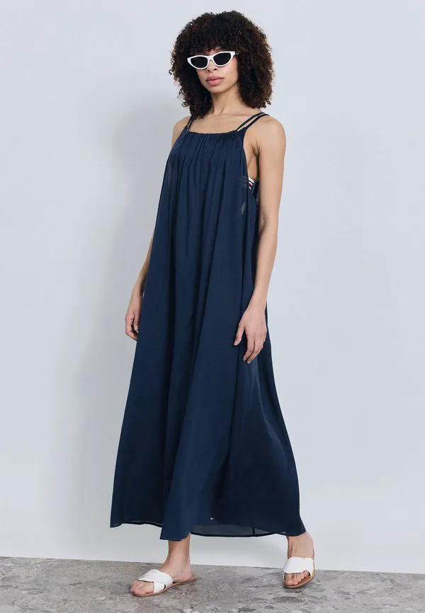 Свободное пляжное платье-накидка Tommy Hilfiger, Dark Night Navy