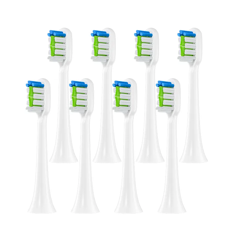 Сменные насадки для зубной щетки SICHENG, Standard Cleaning Type Black 8 Pcs — фото 2