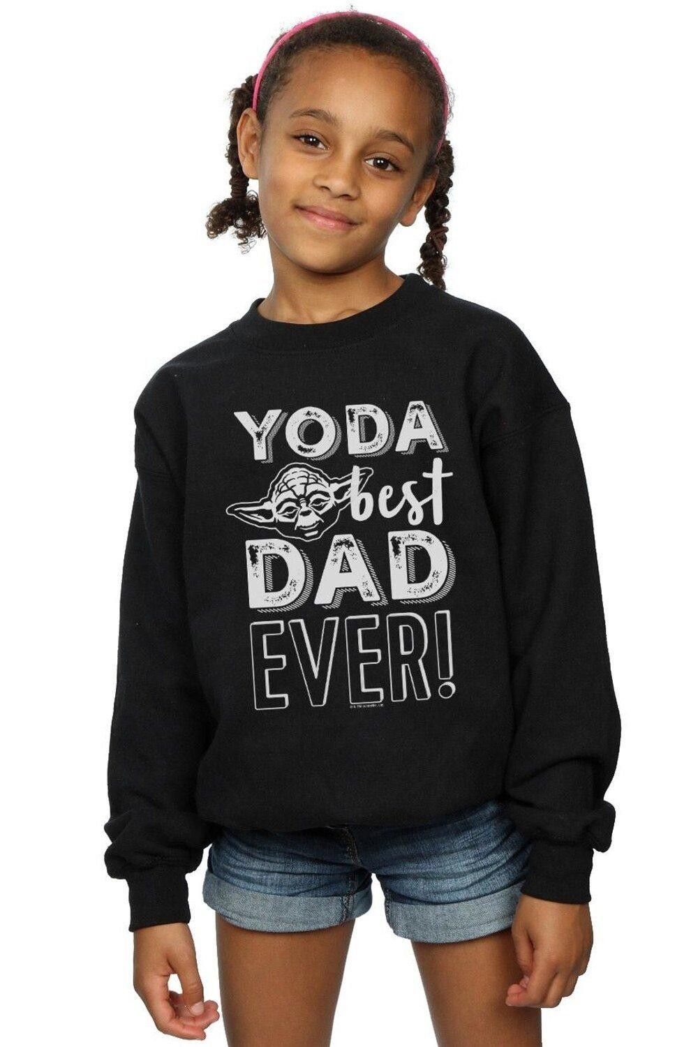 

Толстовка Yoda Best Dad Star Wars, черный