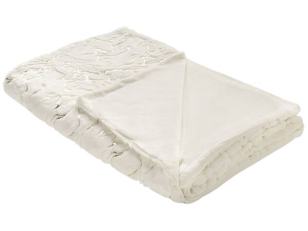 

Одеяло Beliani GODAVARI, 130x1x180 см цвет beige/creme/gold