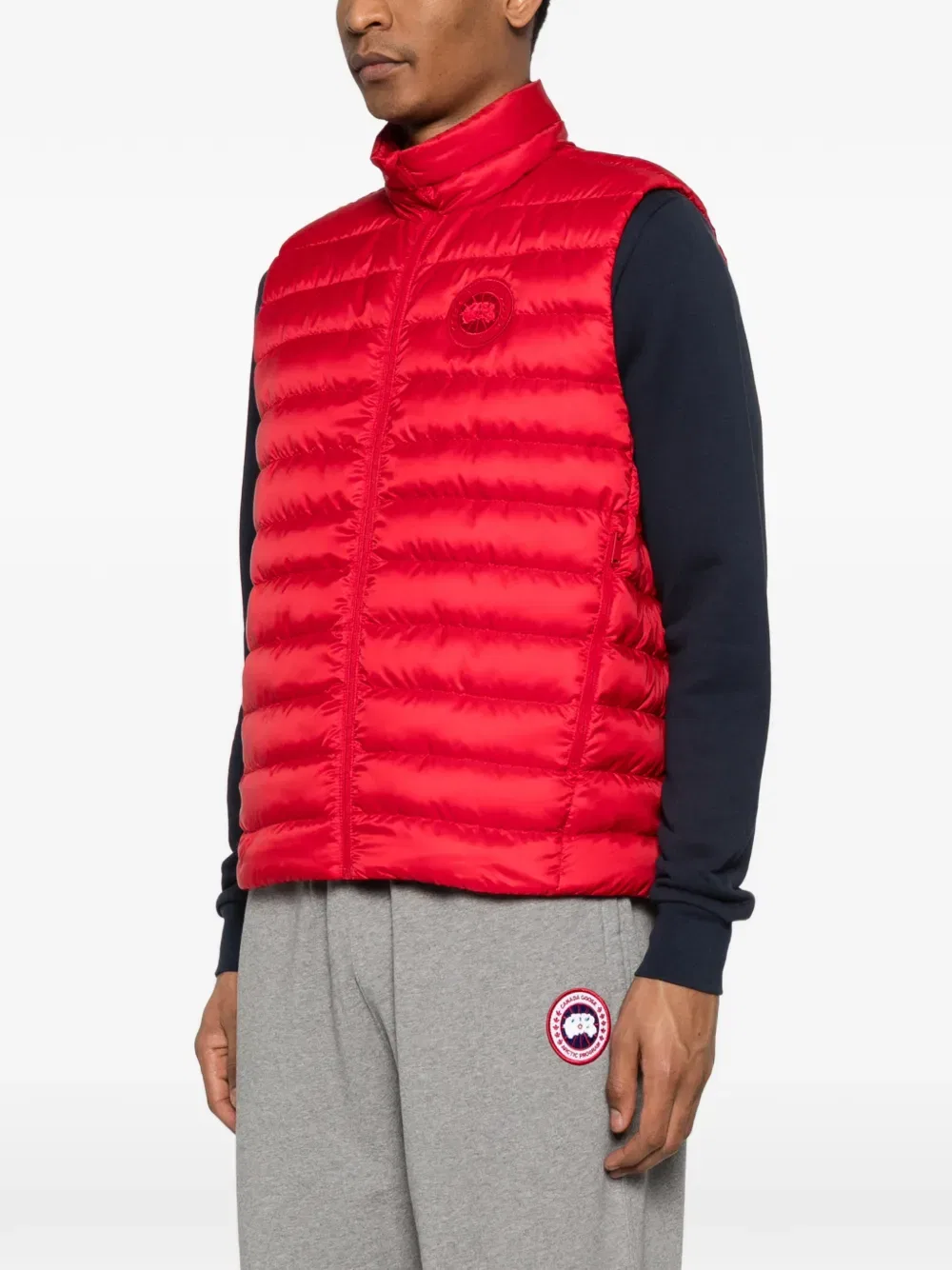 Стеганый жилет Stratus на молнии Canada Goose, красный — фото 3