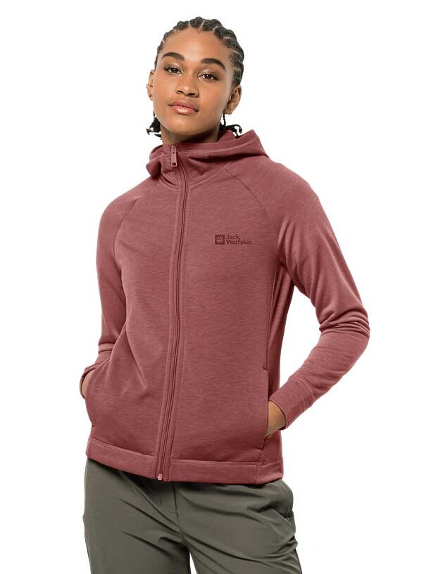 

Толстовка Jack Wolfskin WALDSEE HOODED JKT W, розовый