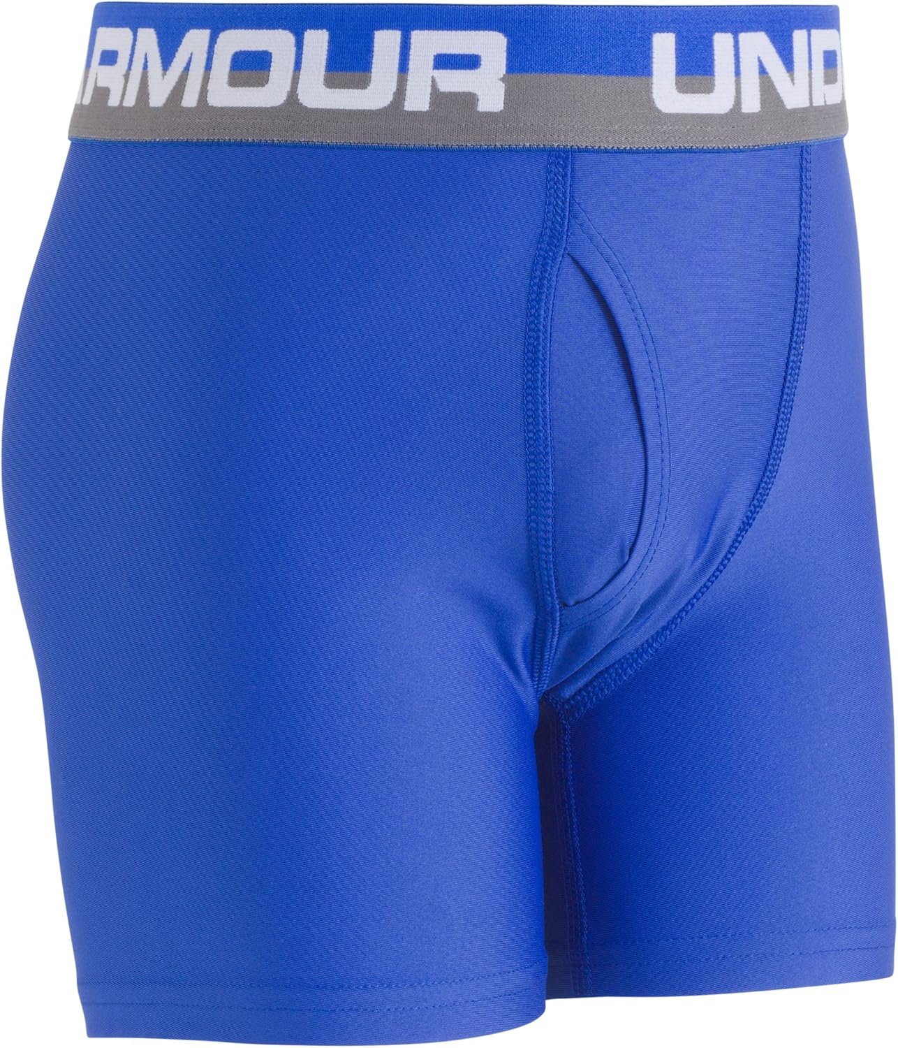 Боксеры-трусы для мальчиков Under Armour Performance, легкие и эластичные, Ultra Blue (27X67002-41)/Cool Grey — фото 4
