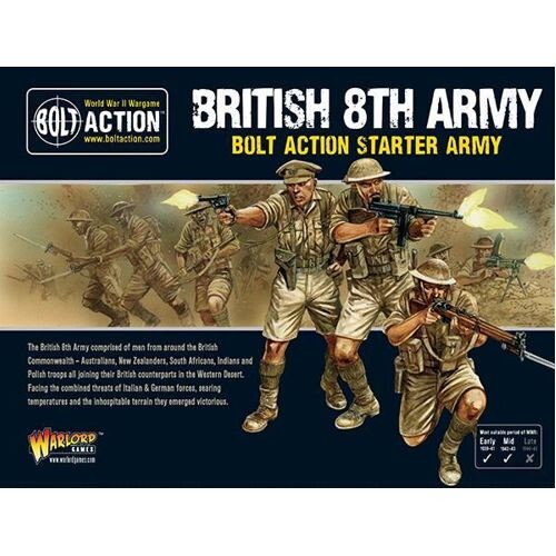 

Фигурки 8Th Army Starter Army Warlord Games