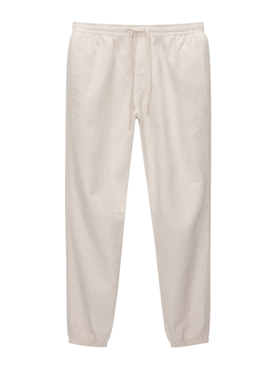 

Зауженные брюки Pull&Bear, экрю