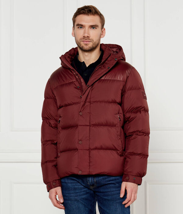 

Пуховик мужской Tommy Hilfiger с капюшоном, бургундия