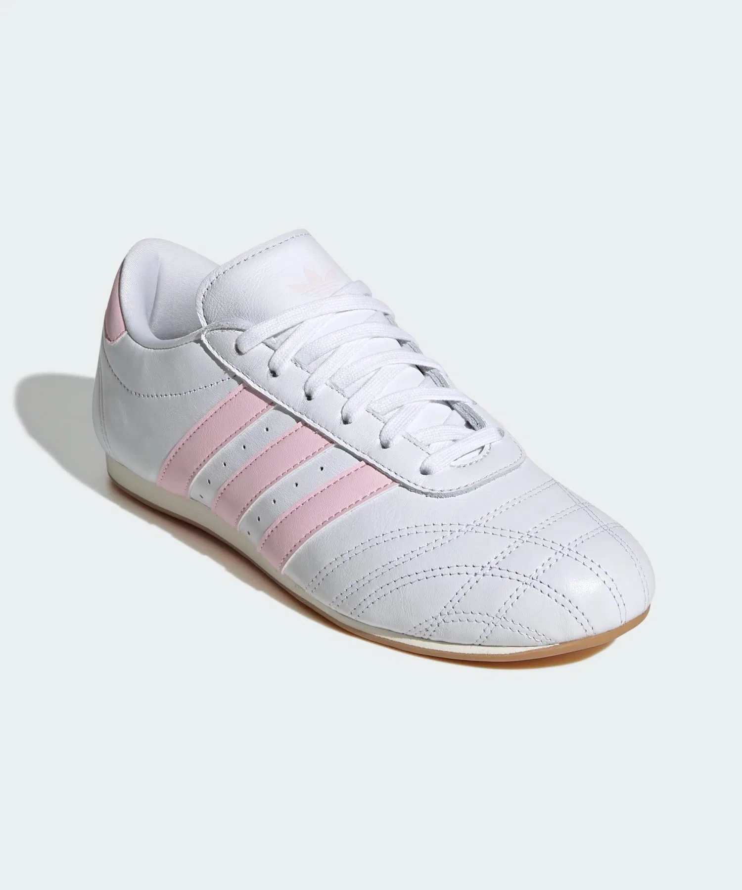 Унисекс кроссовки для тхэквондо adidas Originals кожаные розовые — фото 4