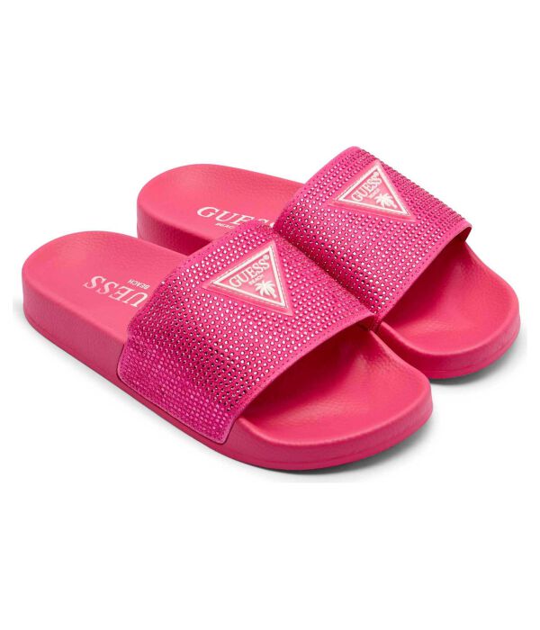 Тапочки Guess, розовый — фото 3