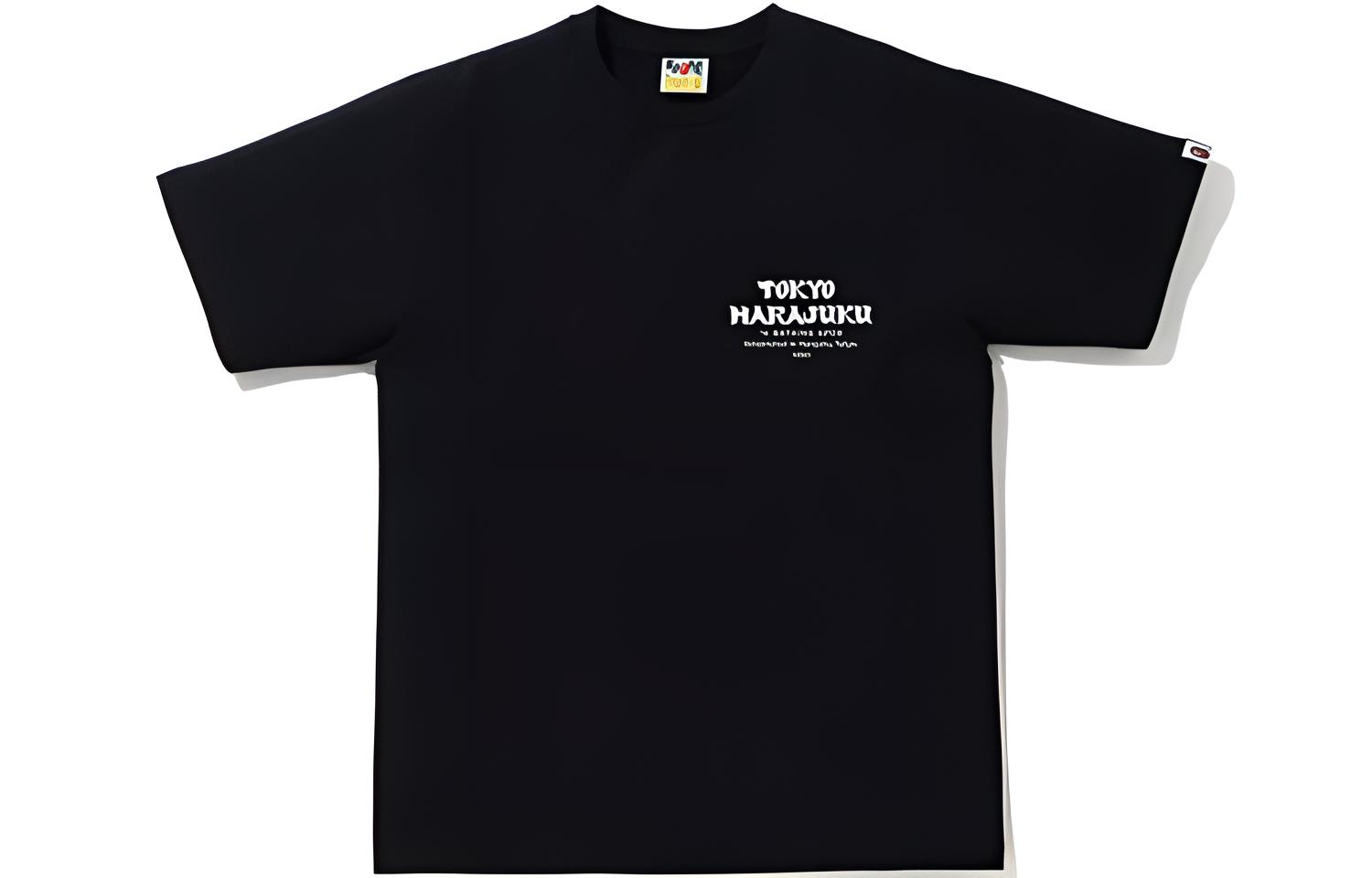 

Футболка Bape Japan Culture Daruma A BATHING APE, черный красный