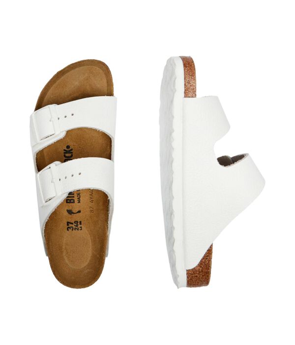 Сандалии женские Birkenstock из натуральной кожи, белый — фото 4