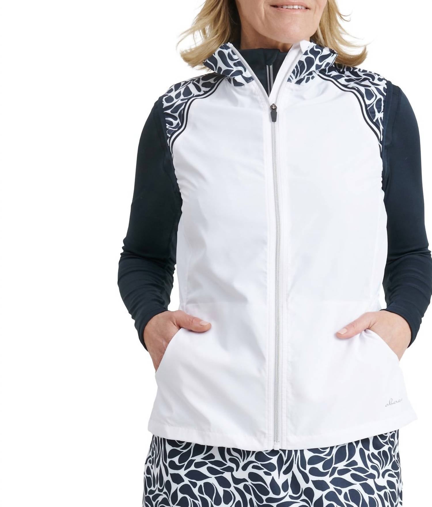 

Жилет Hills Stretch Wind белого цвета Abacus Sportswear US