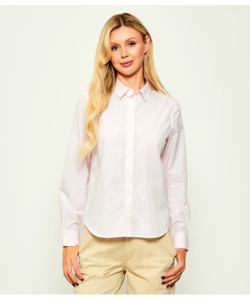 

Рубашка Regular fit Gant, розовый