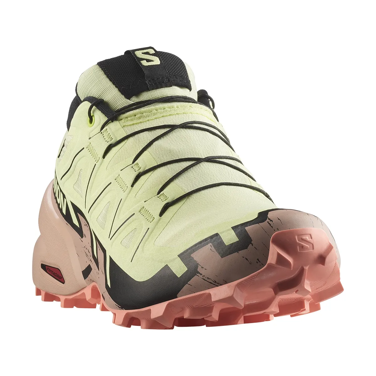 Женские трейловые кроссовки SPEEDCROSS 6 GTX W SALOMON Salomon, зеленый — фото 2