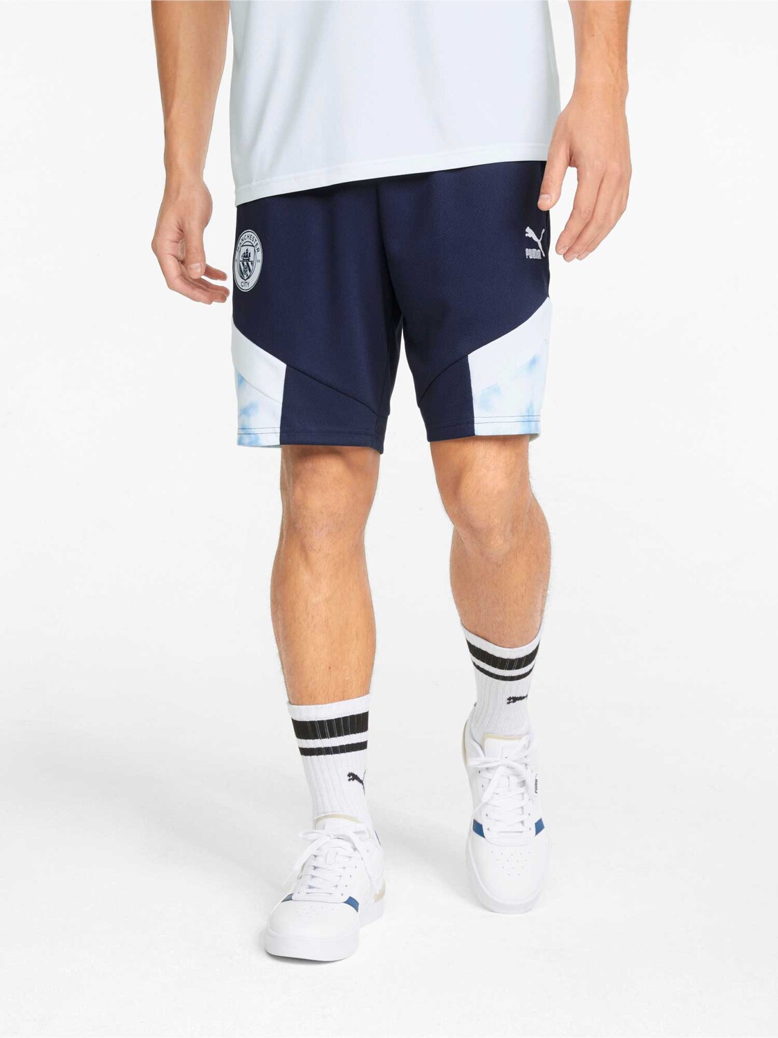 

Шорты Puma MCFC Iconic MCS Mesh, синий