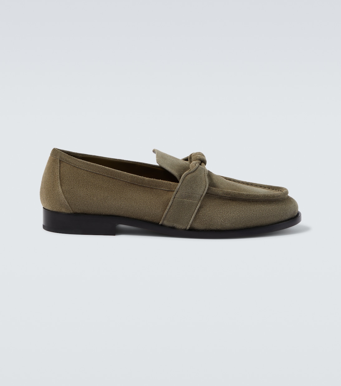 

Лоферы из замши Astaire Knot Bottega Veneta, Cypress