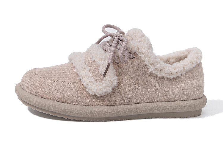 Туфли женские повседневные Women's Casual Shoes Women's Low-Top Beige Feiyue
