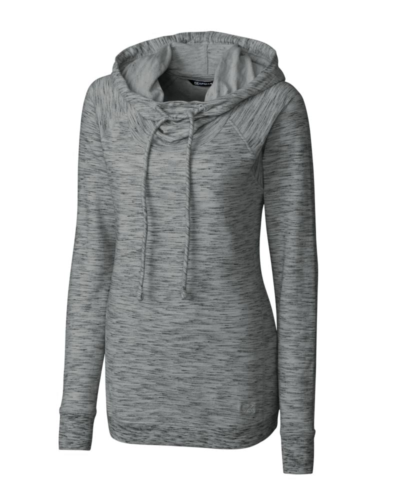 

Женская куртка с капюшоном Cutter & Buck Tie Breaker, цвет elemental grey