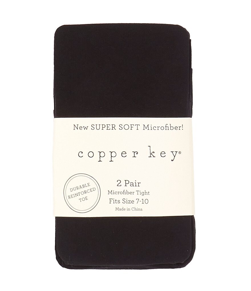 

Колготки из микрофибры Copper Key для девочек 2–14 лет, черный