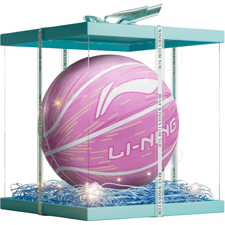 

LINING BadFive Flowing Shadows Collection резиновый баскетбольный мяч white pink размер 7.5 тренировочный соревновательный unisex Китай