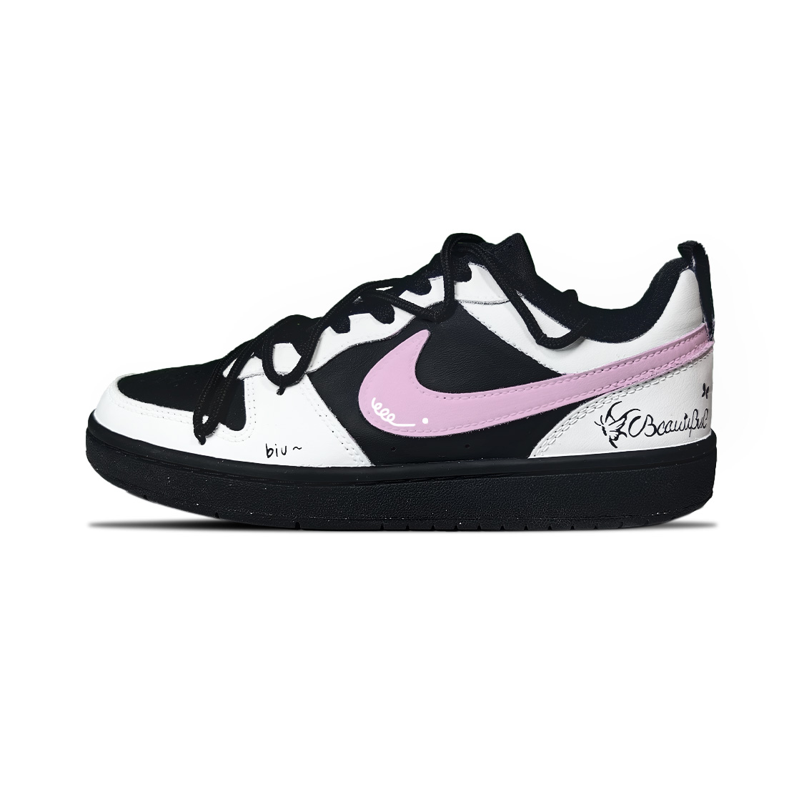 

Детские скейтерские кроссовки Court Borough для младших школьников Nike, белый