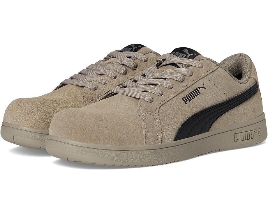 

Ботинки PUMA Safety Iconic Suede Low EH, цвет Stone