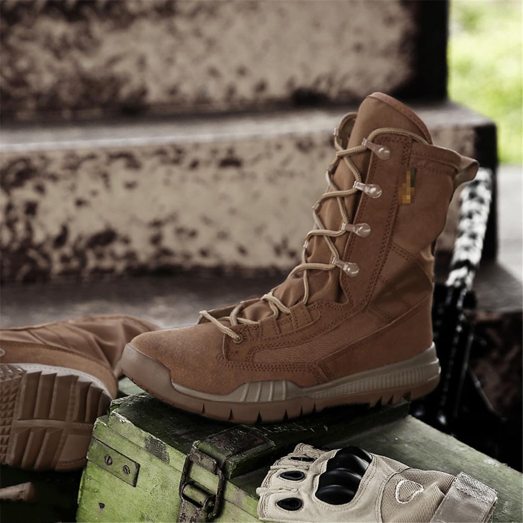 High Tops Hiking Shoes, зимние противоскользящие теплые снегоступы, Outdoor Climb Trekking Shoes, тактические ботинки Generic, черный — фото 4